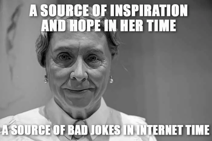 helen keller meme about bad jokes