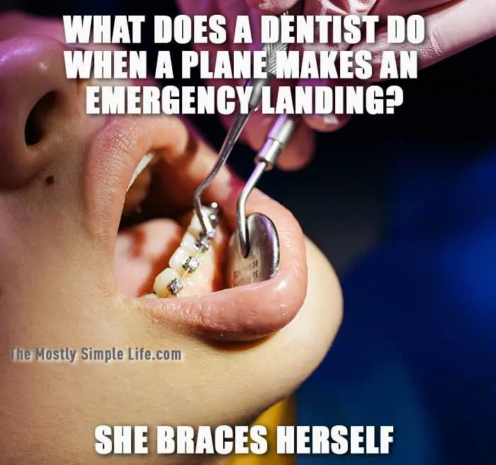 emergency landing dentist joke