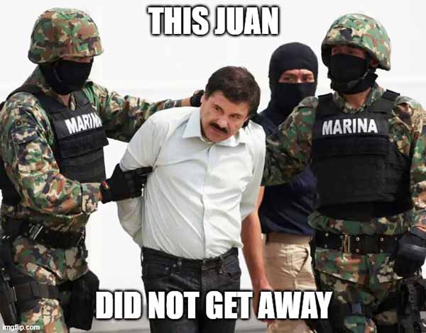 juan got away joke