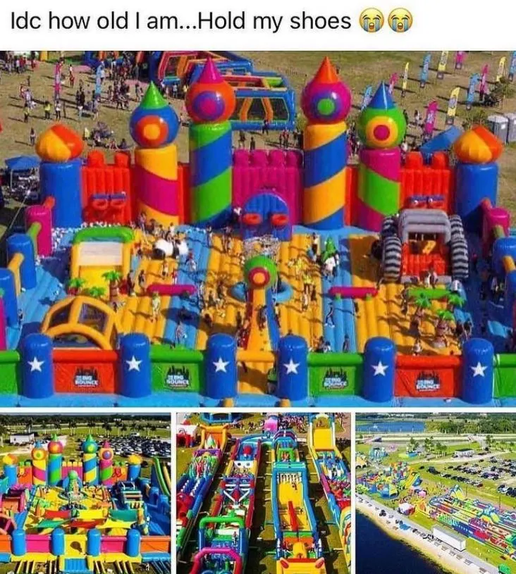 giant bouncy castles