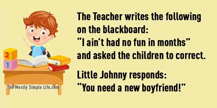 blackboard joke