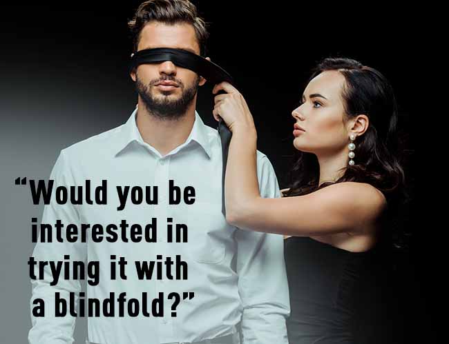 question about blindfold