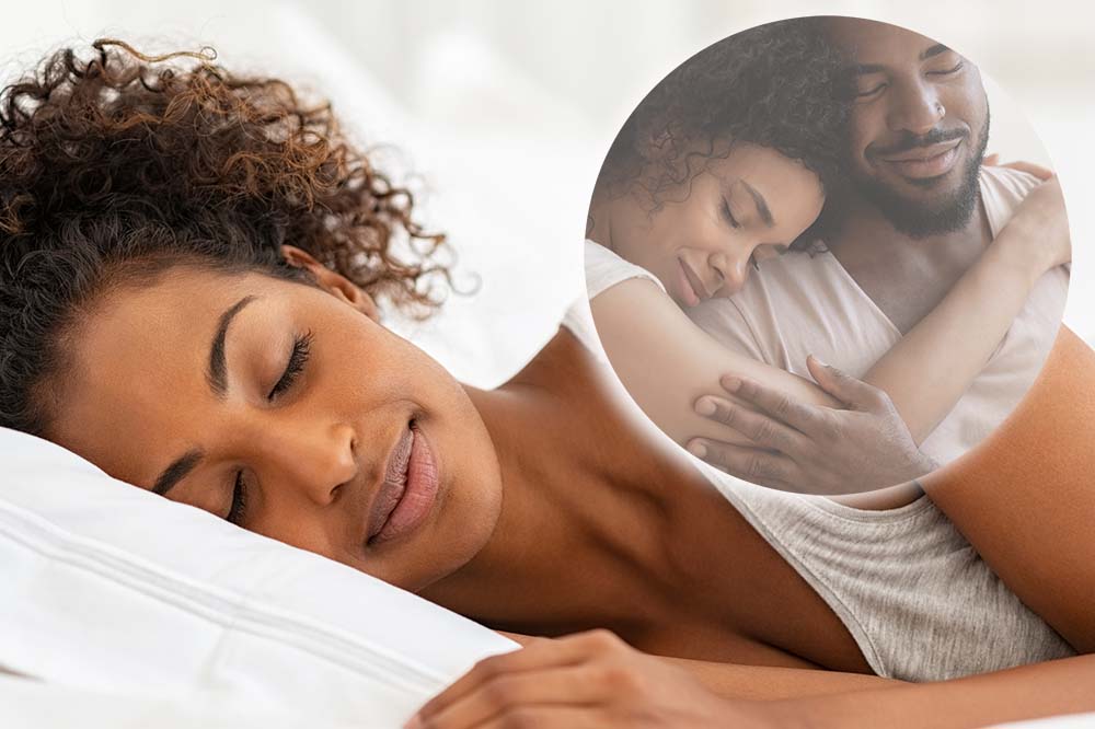 woman dreaming about man
