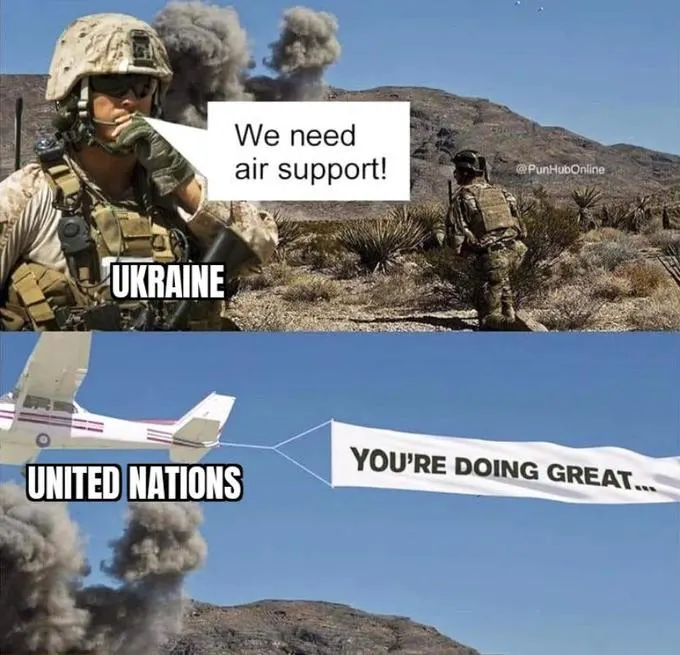 air support in ukraine joke