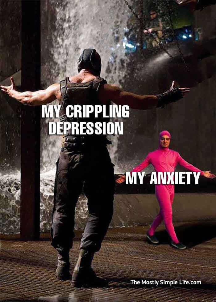 mental health meme with bane