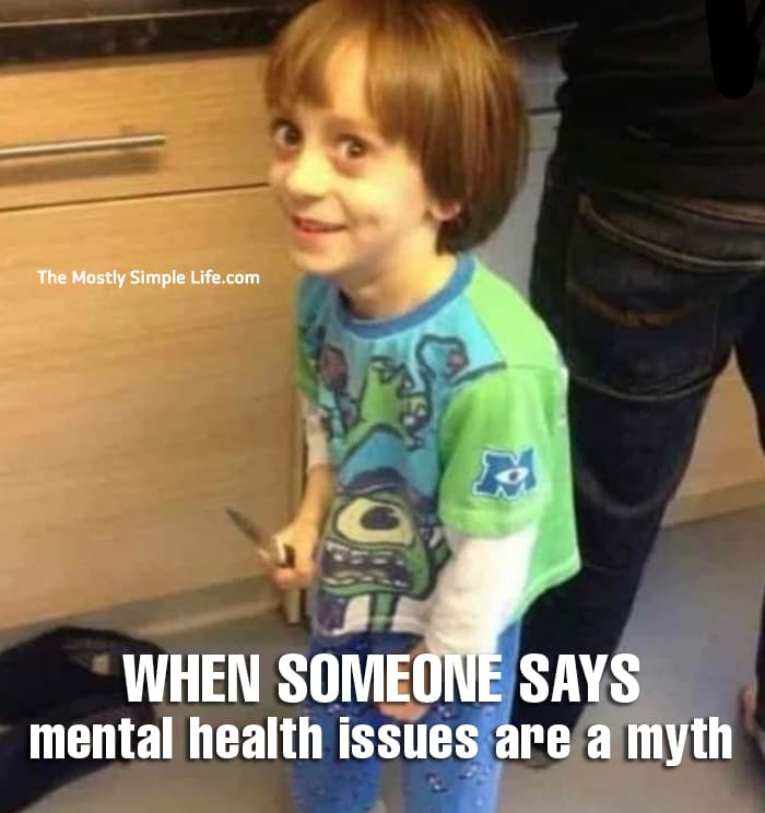 mental health meme with angry child