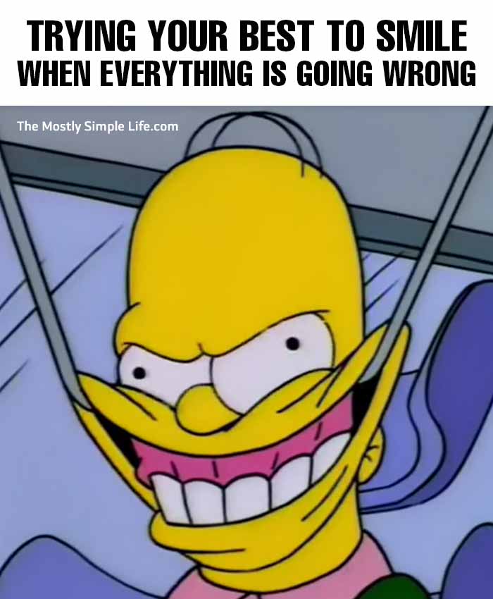 depression meme with Homer Simpson