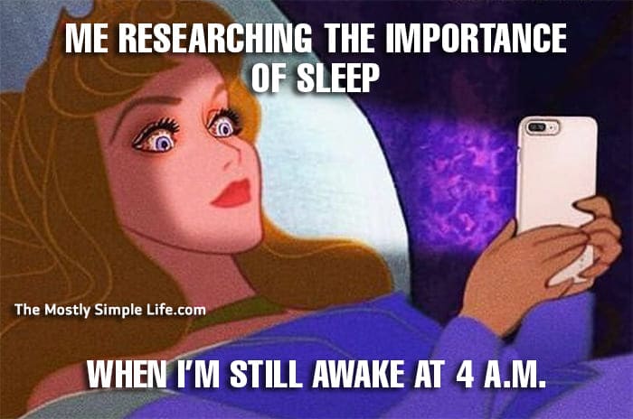 mental health meme about having trouble sleeping