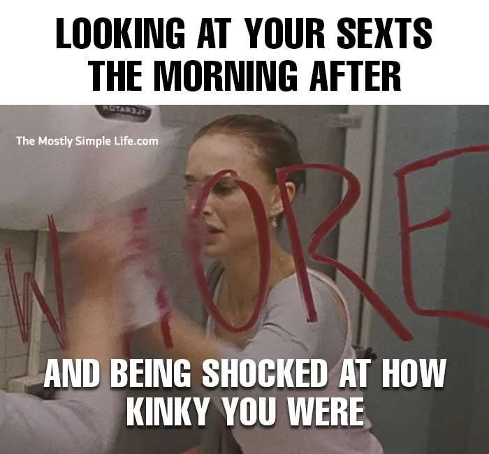 kinky meme with black swan mirror