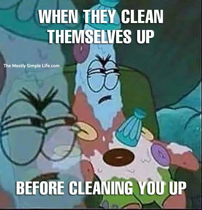 kinky meme about cleanup