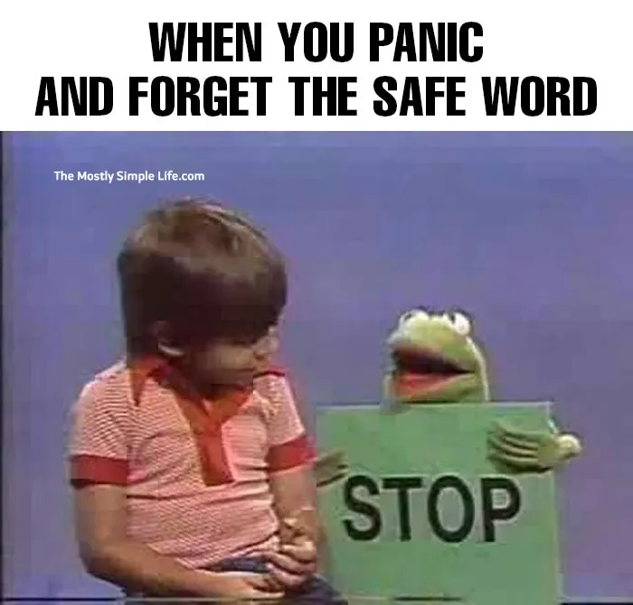 kinky meme about safeword