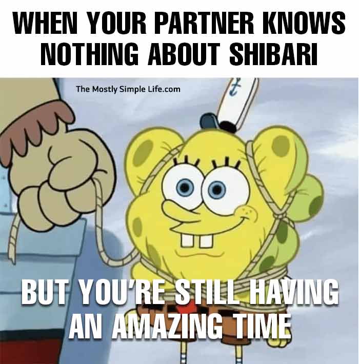 kinky meme about shibari