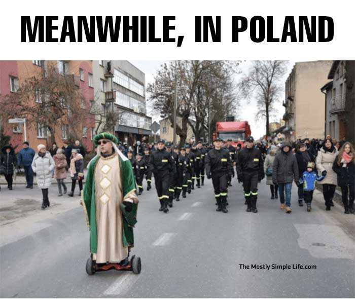 polish meme about meanwhile in poland