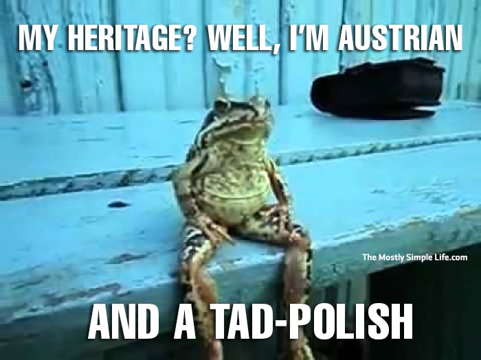 polish meme with tadpole pun