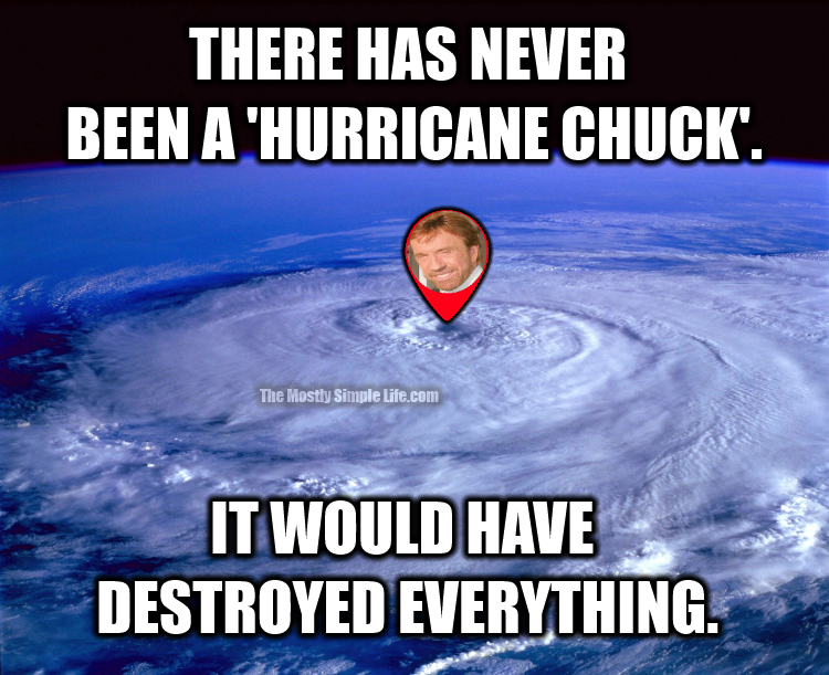 hurricane chuck meme