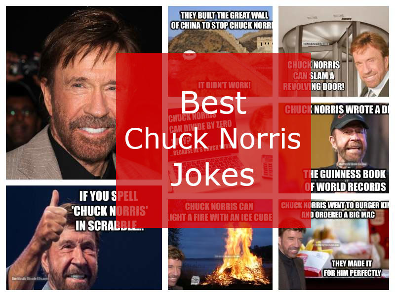 collage of chuck norris jokes