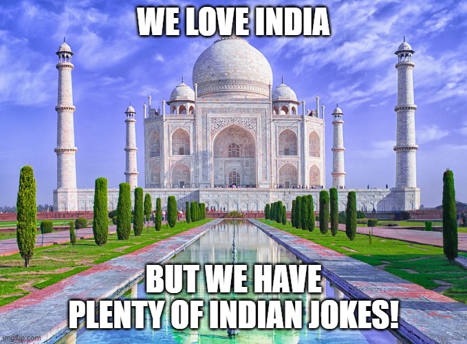 we love india message with jokes