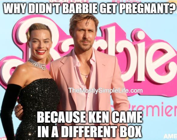 joke about barbie not getting pregnant