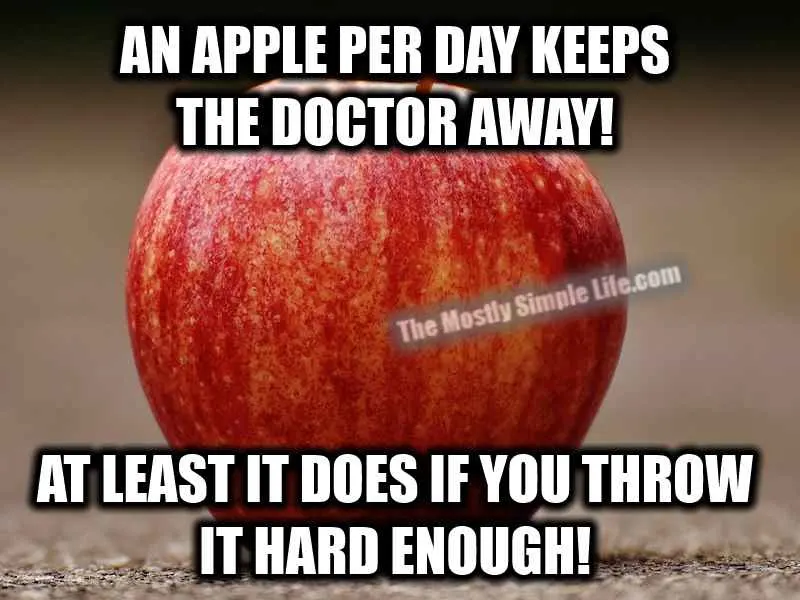 apple per day joke