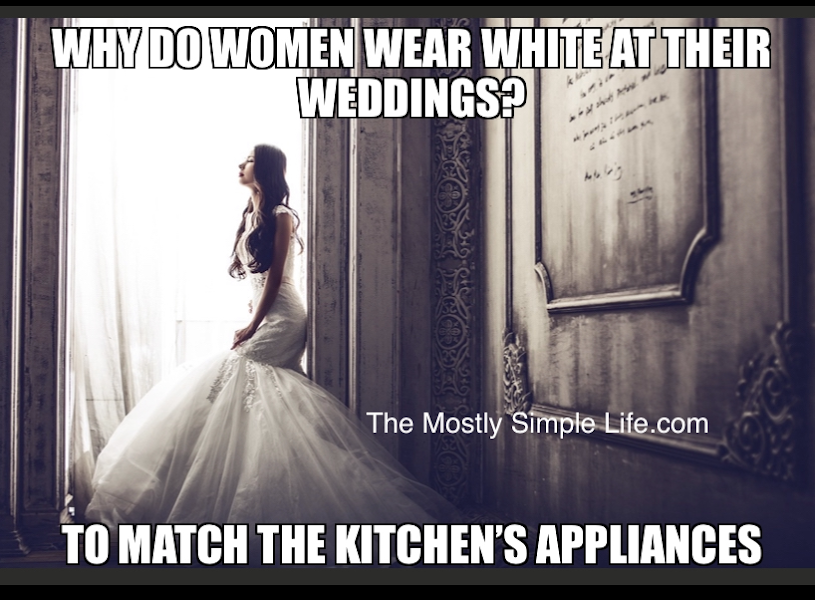 White Wedding Dress Joke
