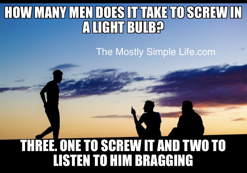 Men Changing Lightbulb Joke