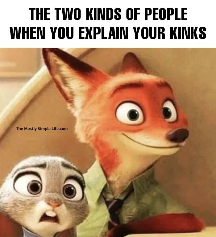 joke about two kinds of people with kinks