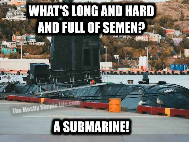 submarine full of sea men joke
