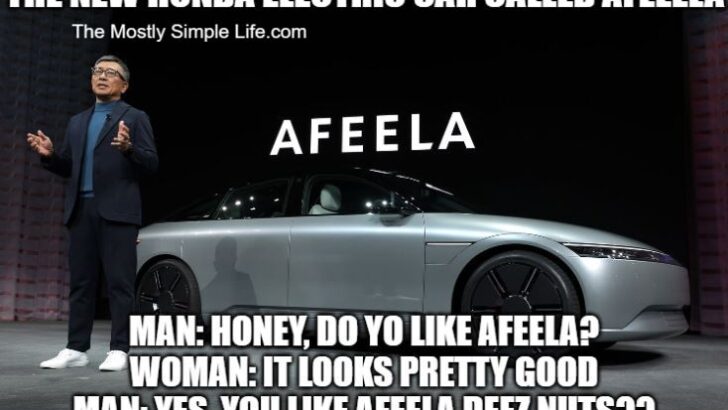 afeela joke new electric car