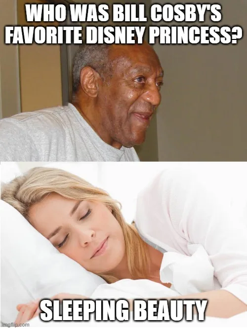 bill cosby favorite disney princess messed-up joke