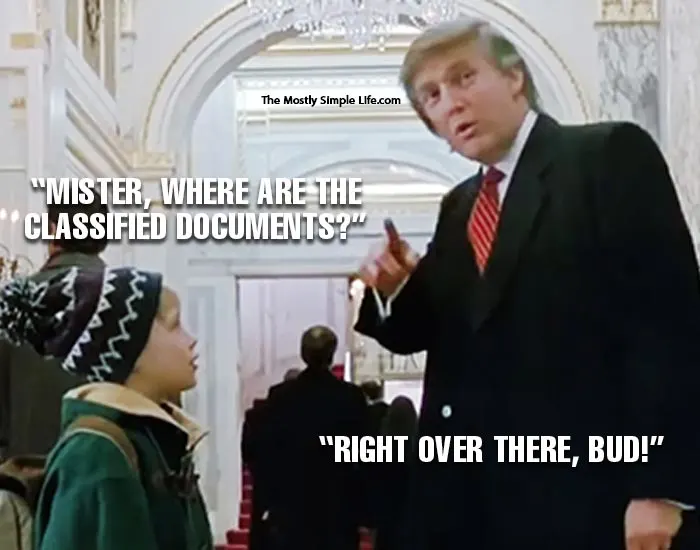 trump in home alone joke