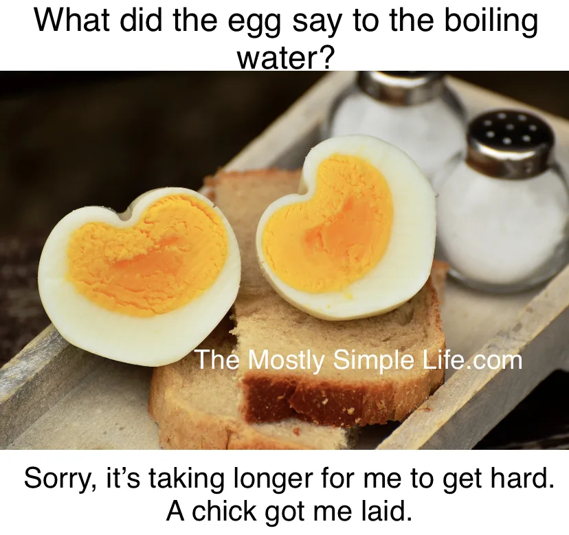 Sensitive boiled egg