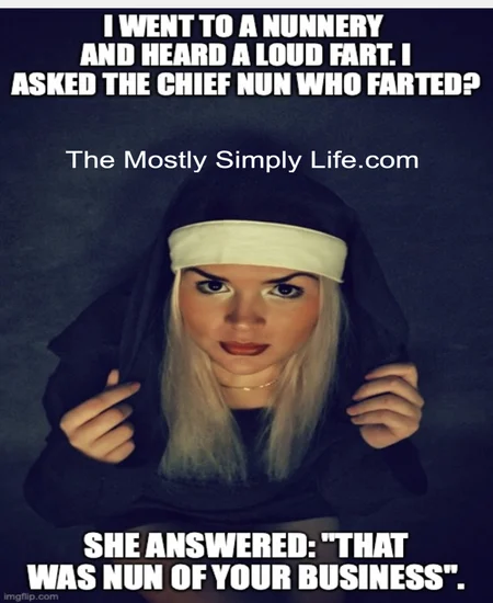 Nun of your business fart
