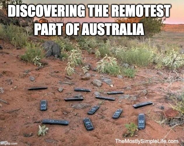 Scattered remotes.