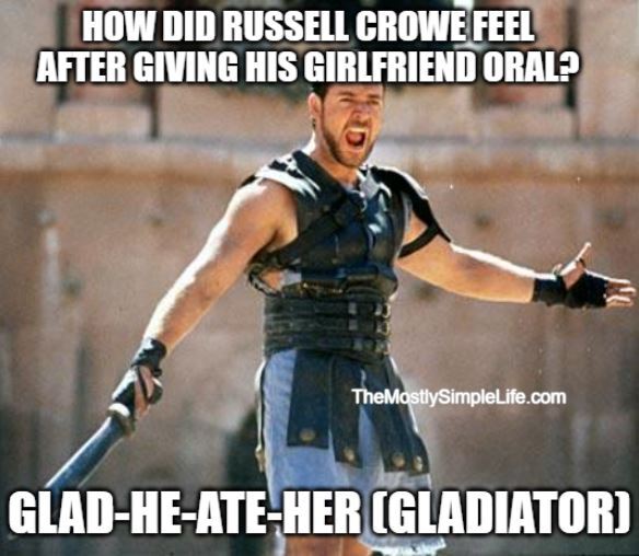 gladiator dirty meme