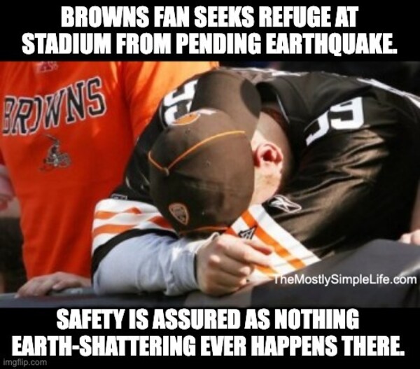Sad Browns fan meme