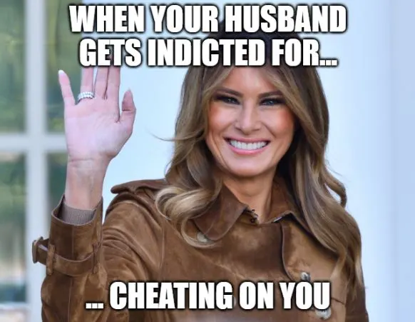 trump cheating meme