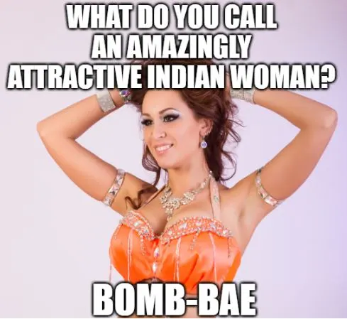 joke about the name of attractive indian women