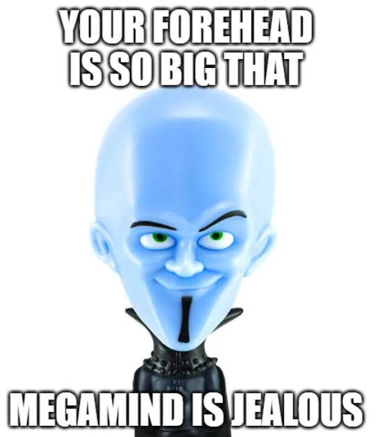 megamind big head joke