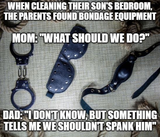 mom and dad spanking joke