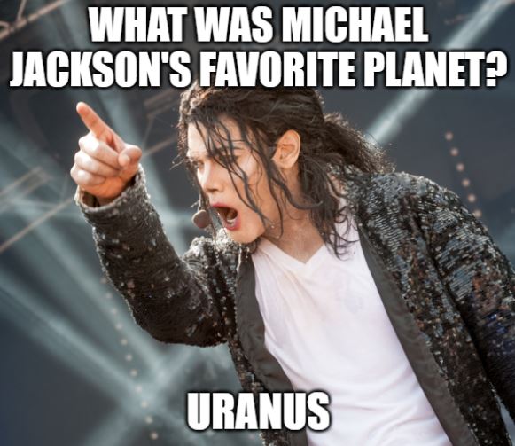 michael jackson's favorite planet joke