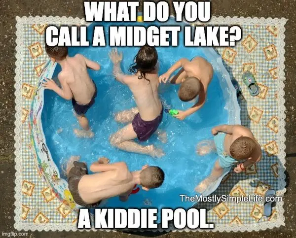 Kiddie pool meme.