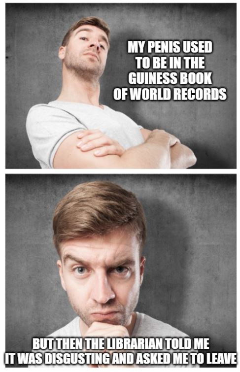 joke about Guiness book of world records