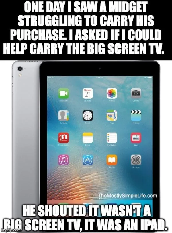 ipad meme joke