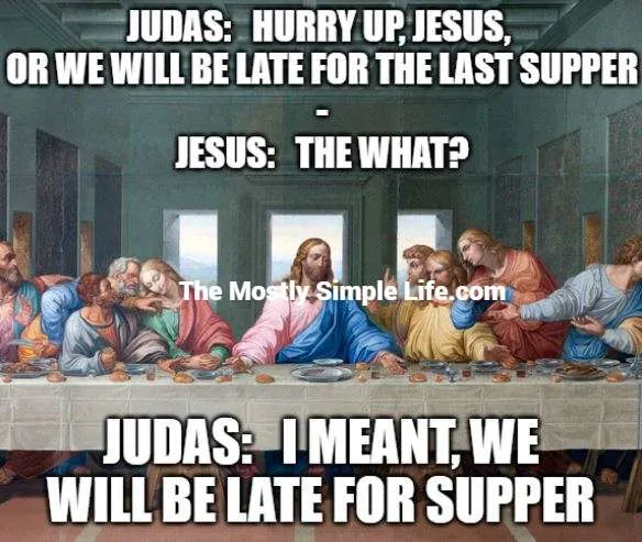 joke about jesus supper