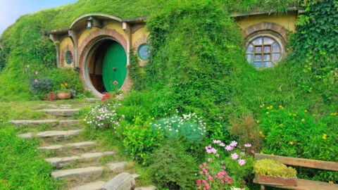 LOTR hobbit village in New-Zealand