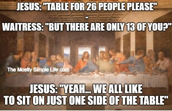 table for 26 joke