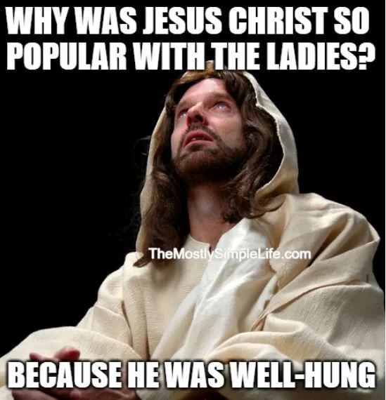 dirty joke about jesus and the ladies
