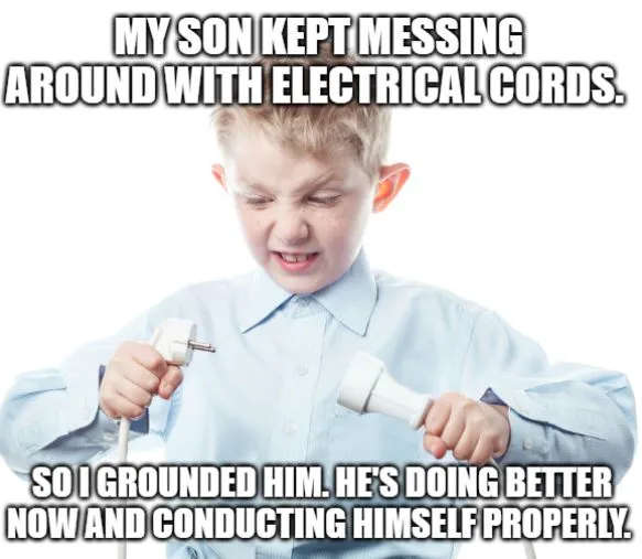 electrical cords joke