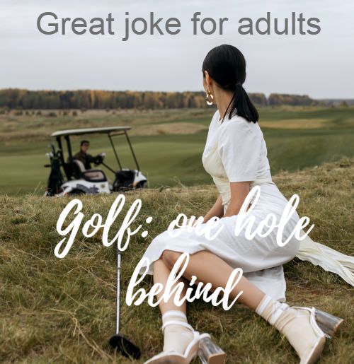 header image for golf joke