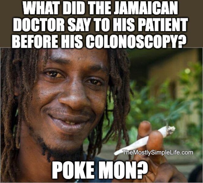 Jamaican man.